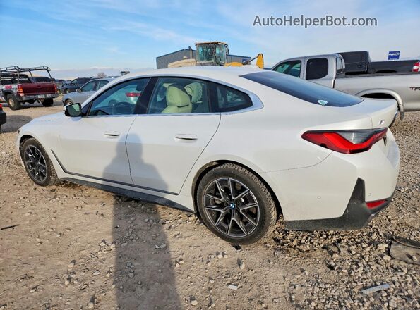WBY43HD00SFT65939 2025 BMW I4 White Задня ліва чверть