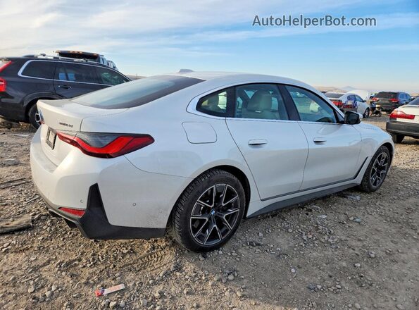 WBY43HD00SFT65939 2025 BMW I4 White Задня права чверть