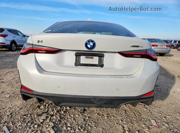 WBY43HD00SFT65939 2025 BMW I4 White Вид ззаду