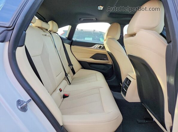 WBY43HD00SFT65939 2025 BMW I4 White Вид задніх сидінь