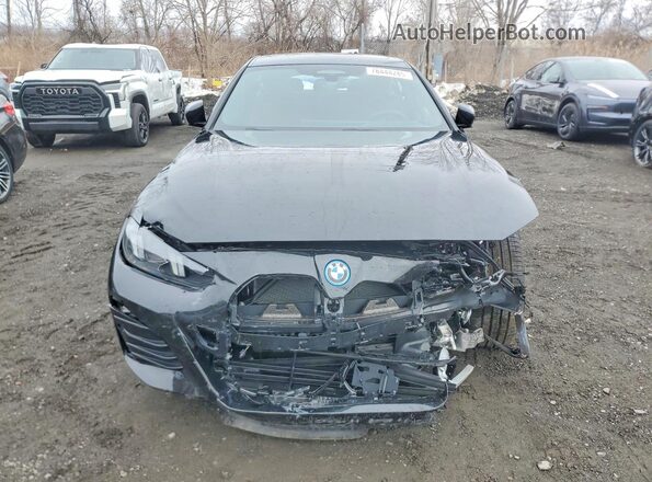 WBY43HD01SFV57385 2025 BMW I4 Black Դիմացի տեսք