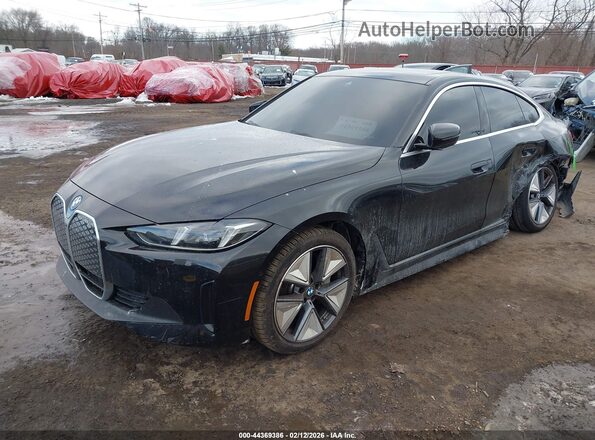 WBY43HD07SFU60577 2025 BMW I4 Черный Передняя левая четверть
