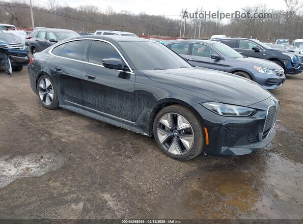 WBY43HD07SFU60577 2025 BMW I4 Черный Передняя правая четверть