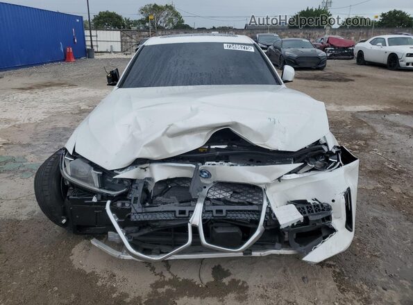 WBY43HD09SFT98650 2025 BMW I4 Белый Вид наклейки с VIN-кодом