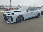 2023 Bmw I7 Xdrive60 Серебряный vin: WBY53EJ06PCN66454