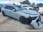 2023 Bmw I7 Xdrive60 Gray vin: WBY53EJ09PCN73592