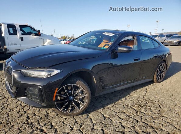 WBY73AW0XNFN08014 2022 BMW I4 Черный Передняя левая четверть