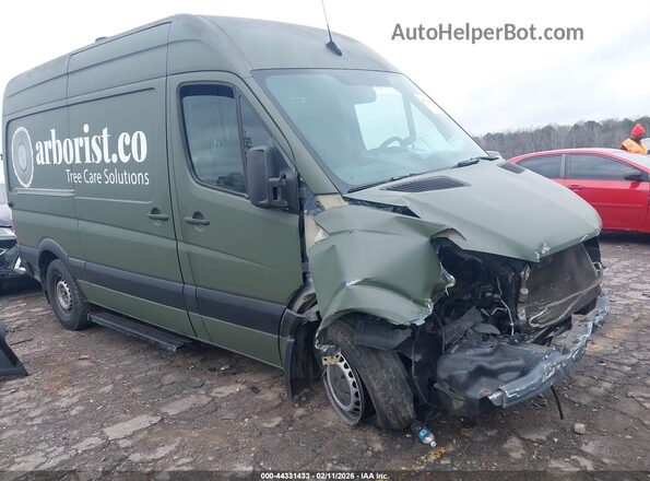 WD3PE7CD4JP625074 2018 MERCEDES-BENZ SPRINTER Green Przód prawy