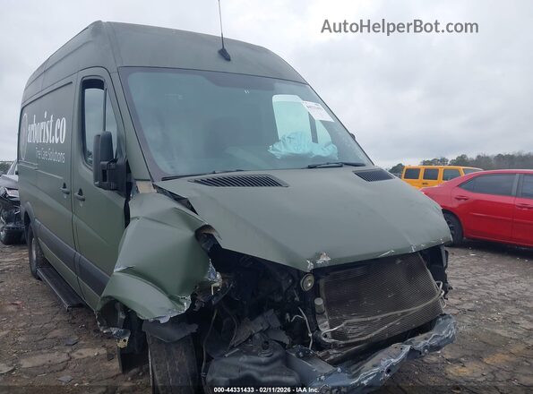 WD3PE7CD4JP625074 2018 MERCEDES-BENZ SPRINTER Green Widok z przodu