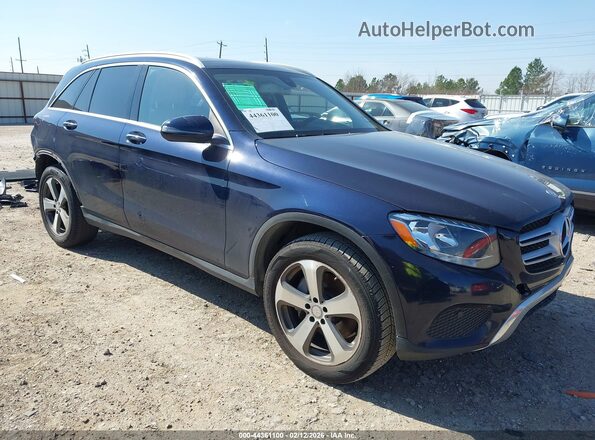 WDC0G4JB1GF051981 2016 MERCEDES-BENZ GLC 300 Dark Blue Передняя правая четверть