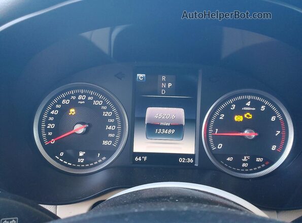 WDC0G4JB1GF060597 2016 MERCEDES-BENZ GLC-CLASS Серый Вид щитка приборов