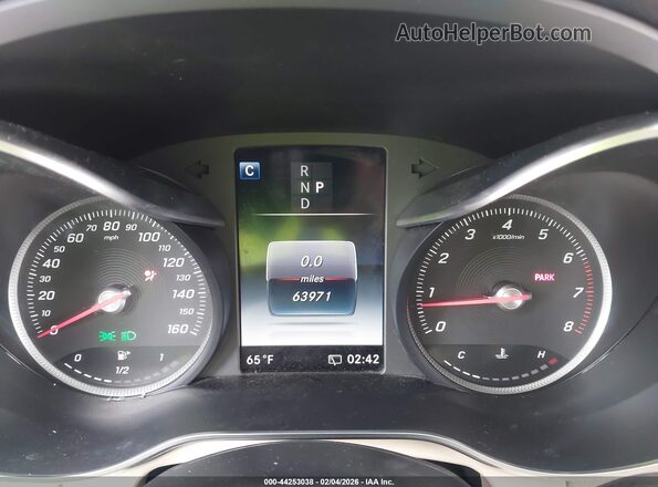 WDC0G4JB7KV172805 2019 MERCEDES-BENZ GLC 300 Белый Вид задних сидений