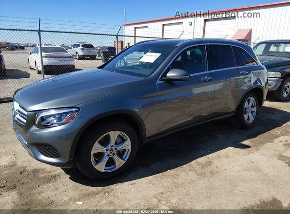 WDC0G4KB0JV015890 2018 MERCEDES-BENZ GLC 300 Серый Передняя левая четверть