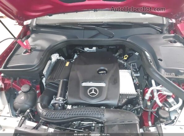 WDC0G4KB0JV092033 2018 MERCEDES-BENZ GLC 300 Красный Вид сзади