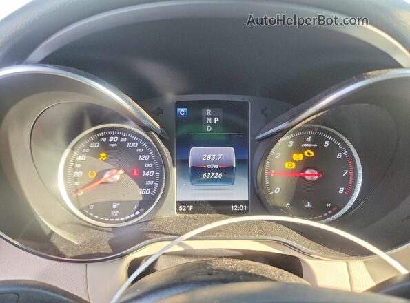 WDC0G4KB1JV102830 2018 MERCEDES-BENZ GLC-CLASS Белый Вид щитка приборов