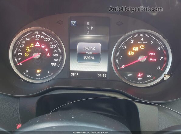 WDC0G4KB2GF016137 2016 MERCEDES-BENZ GLC 300 Silver Widok tylnych siedzeń