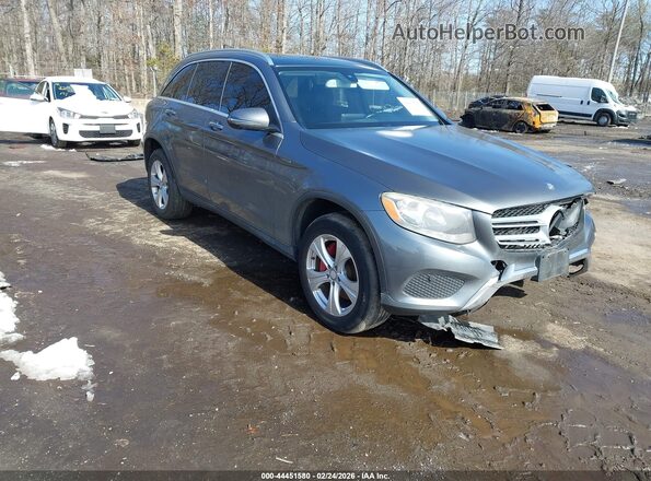 WDC0G4KB2GF016137 2016 MERCEDES-BENZ GLC 300 Silver Przód prawy
