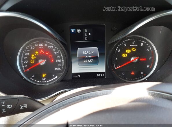 WDC0G4KB3JV019576 2018 MERCEDES-BENZ GLC 300 White Widok tylnych siedzeń