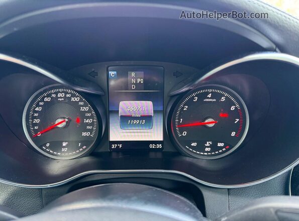 WDC0G4KB4HF133820 2017 MERCEDES-BENZ GLC-CLASS Black Instrument cluster view