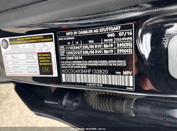 WDC0G4KB4HF133820 2017 MERCEDES-BENZ GLC 300 Черный Вид подкапотного пространства