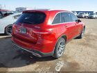 2016 Mercedes-benz Glc 300 4matic Красный vin: WDC0G4KB6GF043518