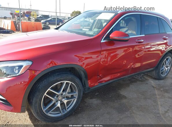 WDC0G4KB6GF043518 2016 MERCEDES-BENZ GLC 300 Красный Вид спереди