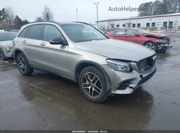 WDC0G4KB7KV137664 2019 MERCEDES-BENZ GLC 300 Серый Передняя правая четверть