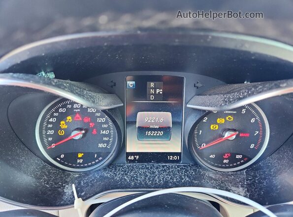 WDC0G4KB9HV008429 2017 MERCEDES-BENZ GLC-CLASS Черный Вид щитка приборов
