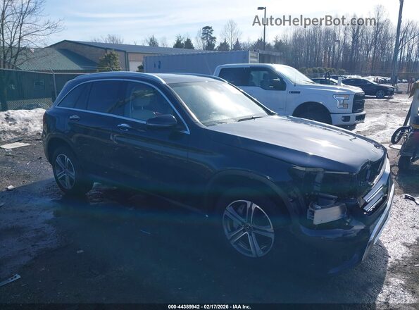 WDC0G4KB9JV053389 2018 MERCEDES-BENZ GLC 300 Синий Передняя правая четверть