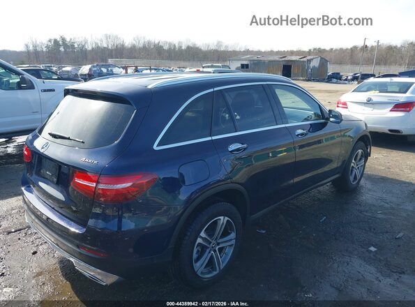 WDC0G4KB9JV053389 2018 MERCEDES-BENZ GLC 300 Синий Задняя правая четверть