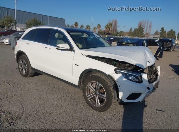 WDC0G5EB5KF620131 2019 MERCEDES-BENZ GLC 350E White Front right
