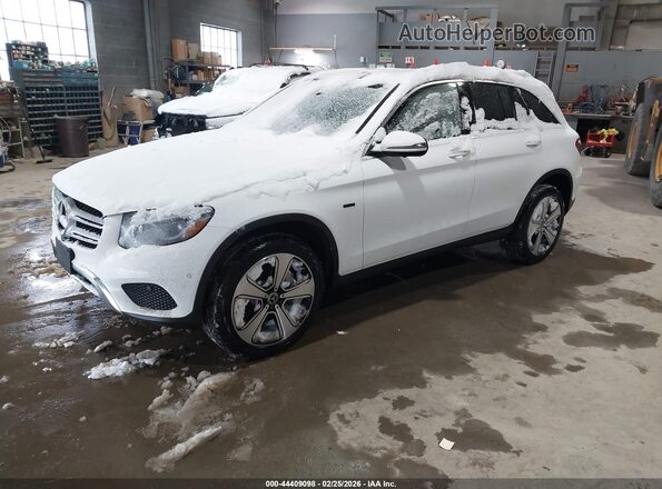 WDC0G5EB6KF569996 2019 MERCEDES-BENZ GLC 350E White Передня ліва чверть