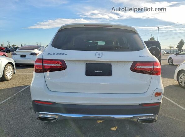 WDC0G5EB8KF601301 2019 MERCEDES-BENZ GLC-CLASS White Widok z tyłu