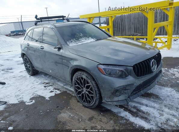 WDC0G6EB1KF518105 2019 MERCEDES-BENZ AMG GLC 43 Серый Передняя правая четверть