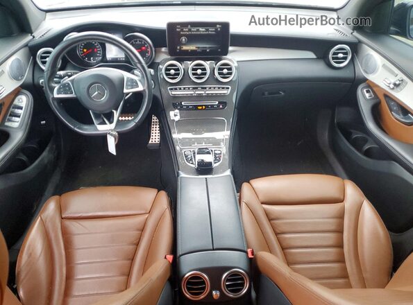 WDC0G6EB2KF585182 2019 MERCEDES-BENZ GLC-CLASS Black Dashboard view