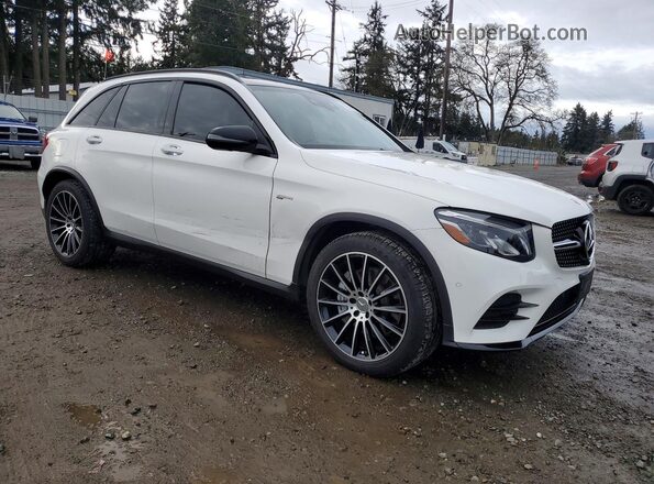 WDC0G6EB5JF383578 2018 MERCEDES-BENZ GLC-CLASS Белый Передняя правая четверть
