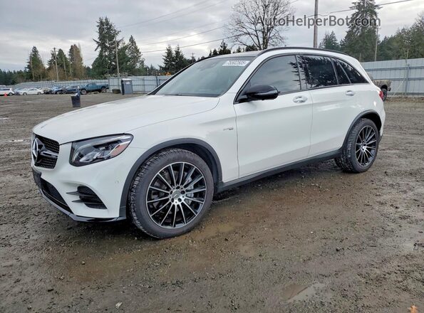 WDC0G6EB5JF383578 2018 MERCEDES-BENZ GLC-CLASS Белый Передняя левая четверть