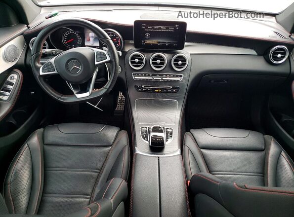 WDC0G6EB5JF383578 2018 MERCEDES-BENZ GLC-CLASS Белый Вид панели приборов