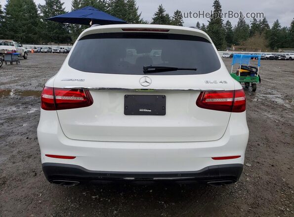 WDC0G6EB5JF383578 2018 MERCEDES-BENZ GLC-CLASS Белый Вид сзади