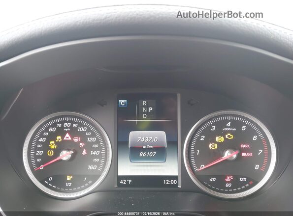 WDC0J4KB0HF220602 2017 MERCEDES-BENZ GLC 300 COUPE Белый Вид задних сидений