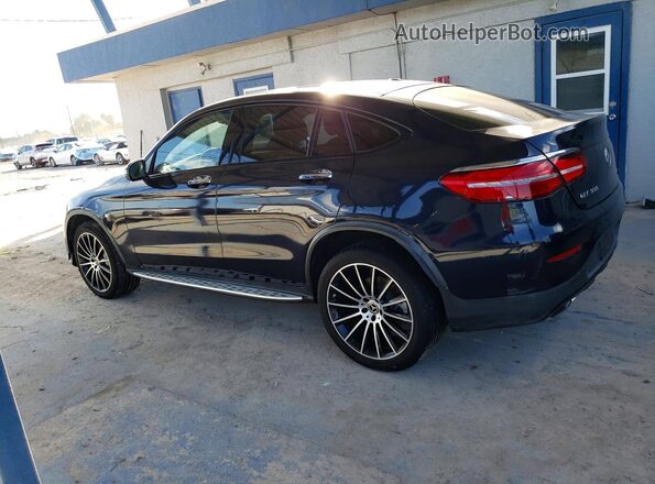 WDC0J4KB0JF345623 2018 MERCEDES-BENZ GLC-CLASS Синий Задняя правая четверть