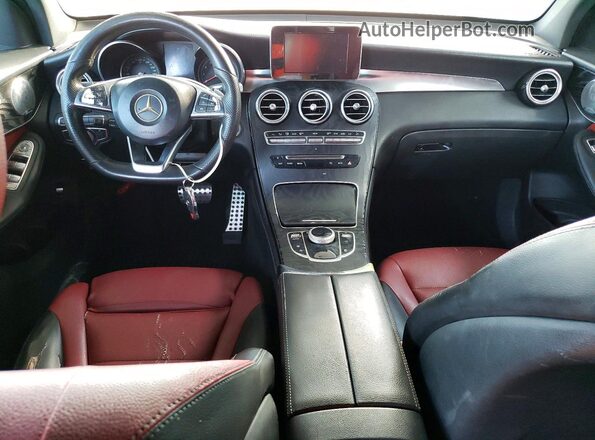 WDC0J4KB0JF345623 2018 MERCEDES-BENZ GLC-CLASS Синий Вид щитка приборов