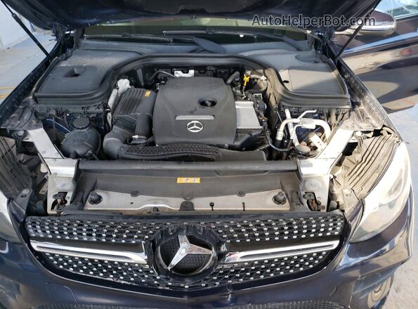 WDC0J4KB0JF345623 2018 MERCEDES-BENZ GLC-CLASS Синий Вид подкапотного пространства