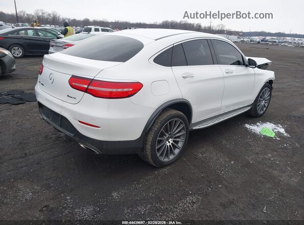 WDC0J4KB0JF470637 2018 MERCEDES-BENZ GLC 300 COUPE Белый Задняя правая четверть