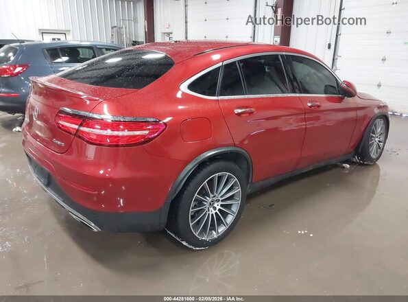 WDC0J4KB2HF245923 2017 MERCEDES-BENZ GLC 300 COUPE Красный Задняя правая четверть
