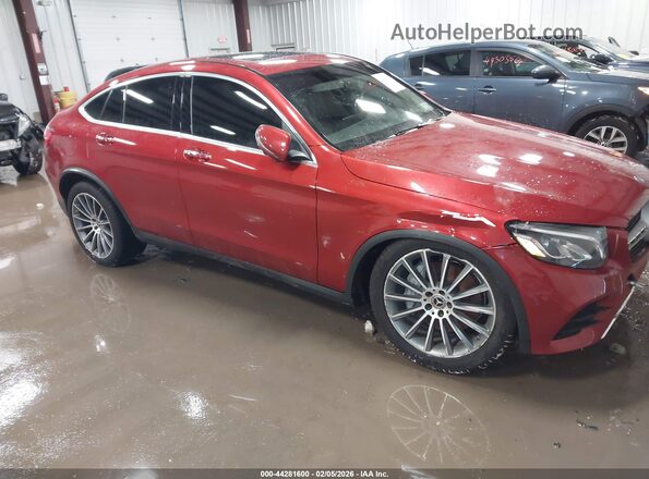 WDC0J4KB2HF245923 2017 MERCEDES-BENZ GLC 300 COUPE Красный Передняя правая четверть