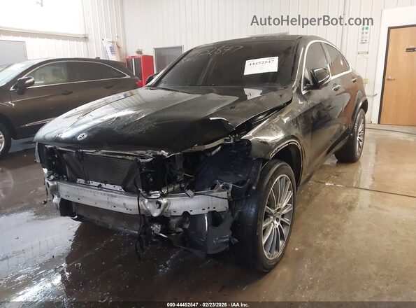 WDC0J4KB3KF569535 2019 MERCEDES-BENZ GLC 300 COUPE Черный Передняя левая четверть