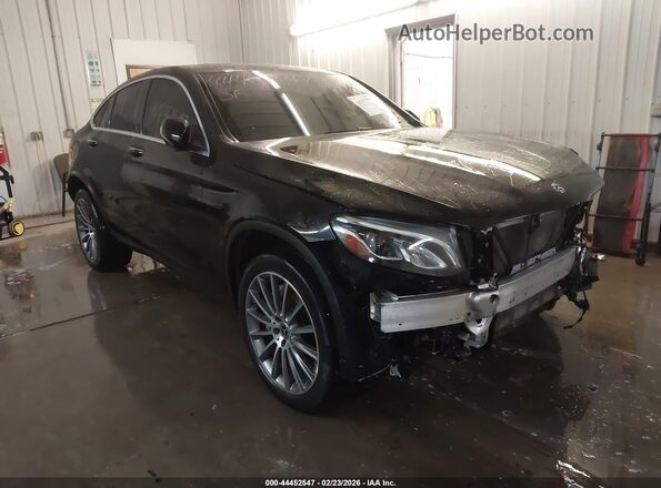 WDC0J4KB3KF569535 2019 MERCEDES-BENZ GLC 300 COUPE Черный Передняя правая четверть