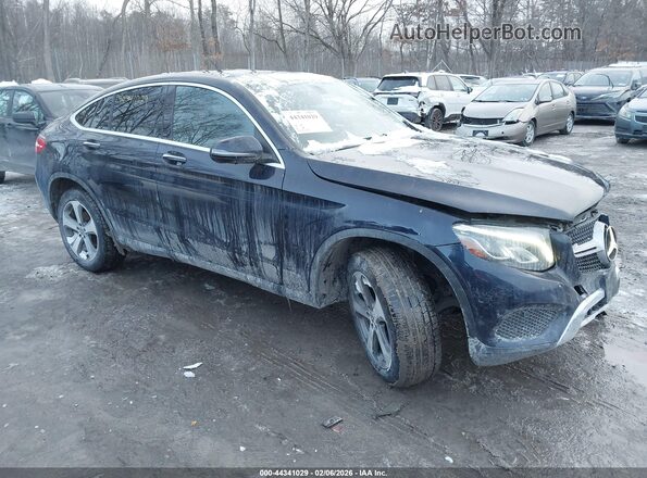 WDC0J4KB9KF581754 2019 MERCEDES-BENZ GLC 300 COUPE Синий Передняя правая четверть
