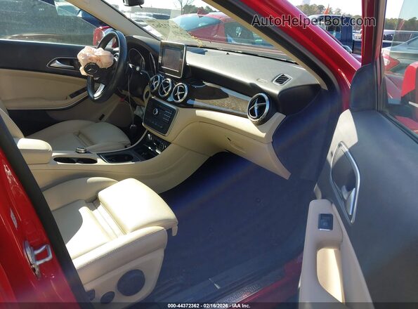 WDCTG4EB0GJ214334 2016 MERCEDES-BENZ GLA 250 Red Vista interior delantera